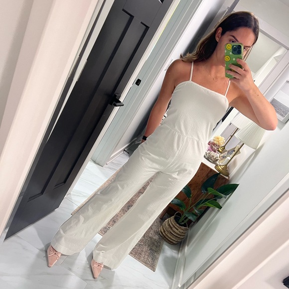Staud x Solid and Striped white jumpsuit - Picture 6 of 6